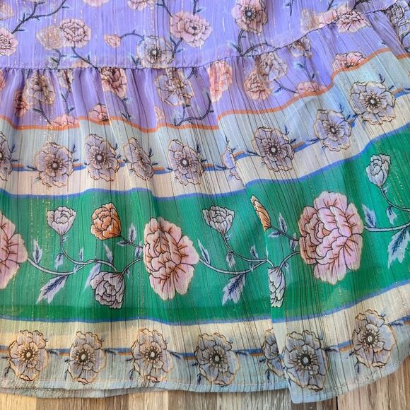 LC LAUREN CONRAD FLORAL MIDI DRESS Size XXL - Picture 5 of 7